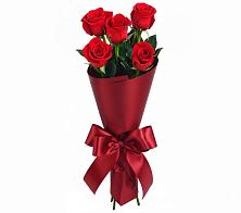 Букет 5 Красных роз Эдлесс Лав в Приморский