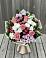 Букет цветов из: Альстромерии, Гвоздики, Розы и Хризантемы в Приморский