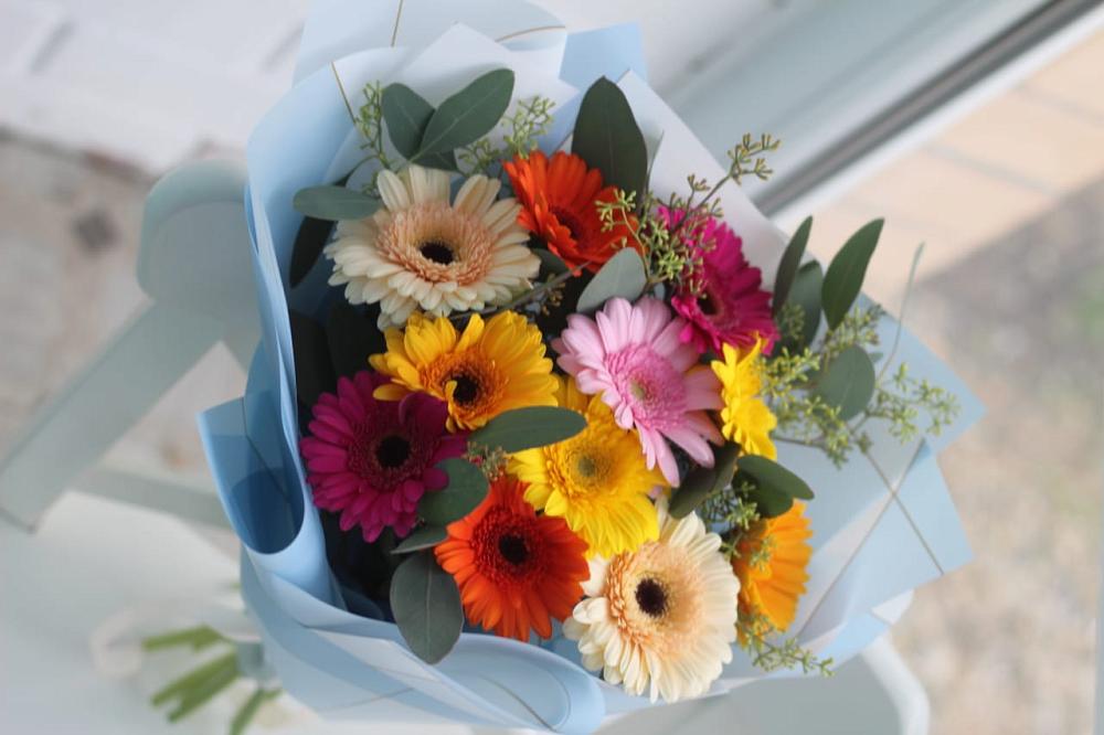 Букет цветов из: Герберы в Приморский