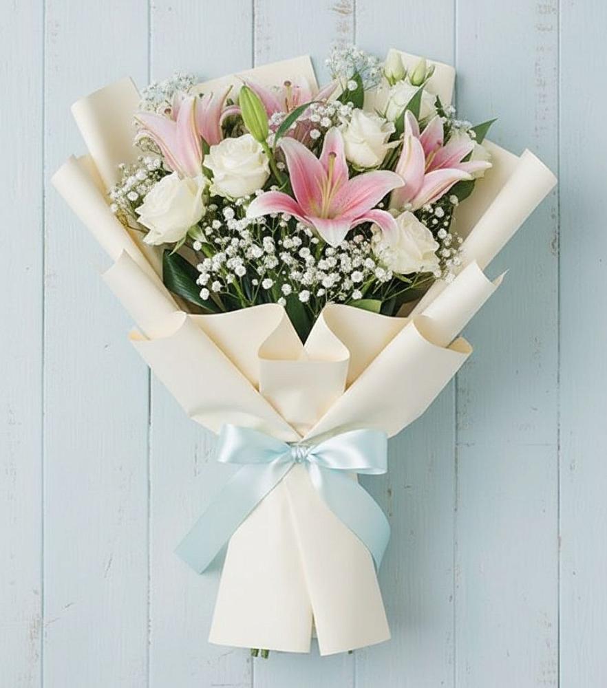 Букет цветов из: Лилии в Приморский