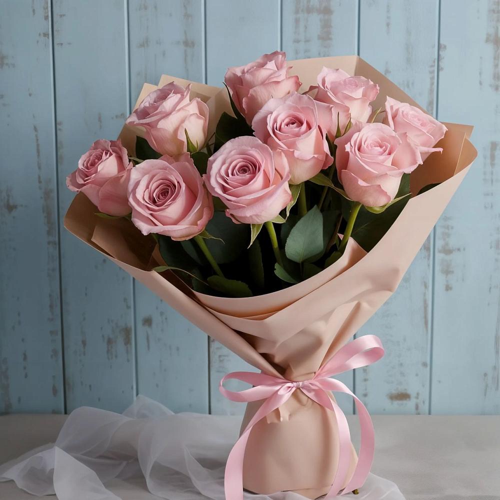 Букет цветов из: Розы в Приморский