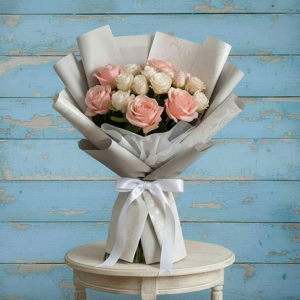 Букет цветов из: Розы в Приморский