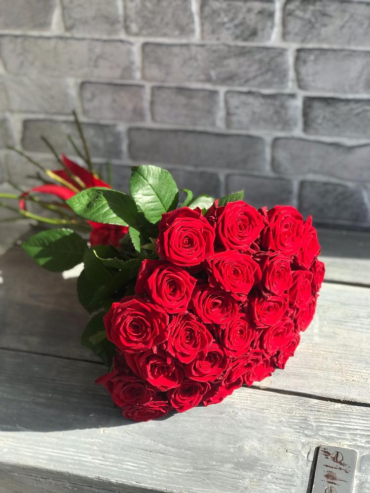 Букет Красные розы Фридом в Приморский