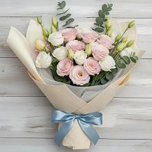 Букет цветов из:  Лизиантусы #REPLACE_PRED# Приморский