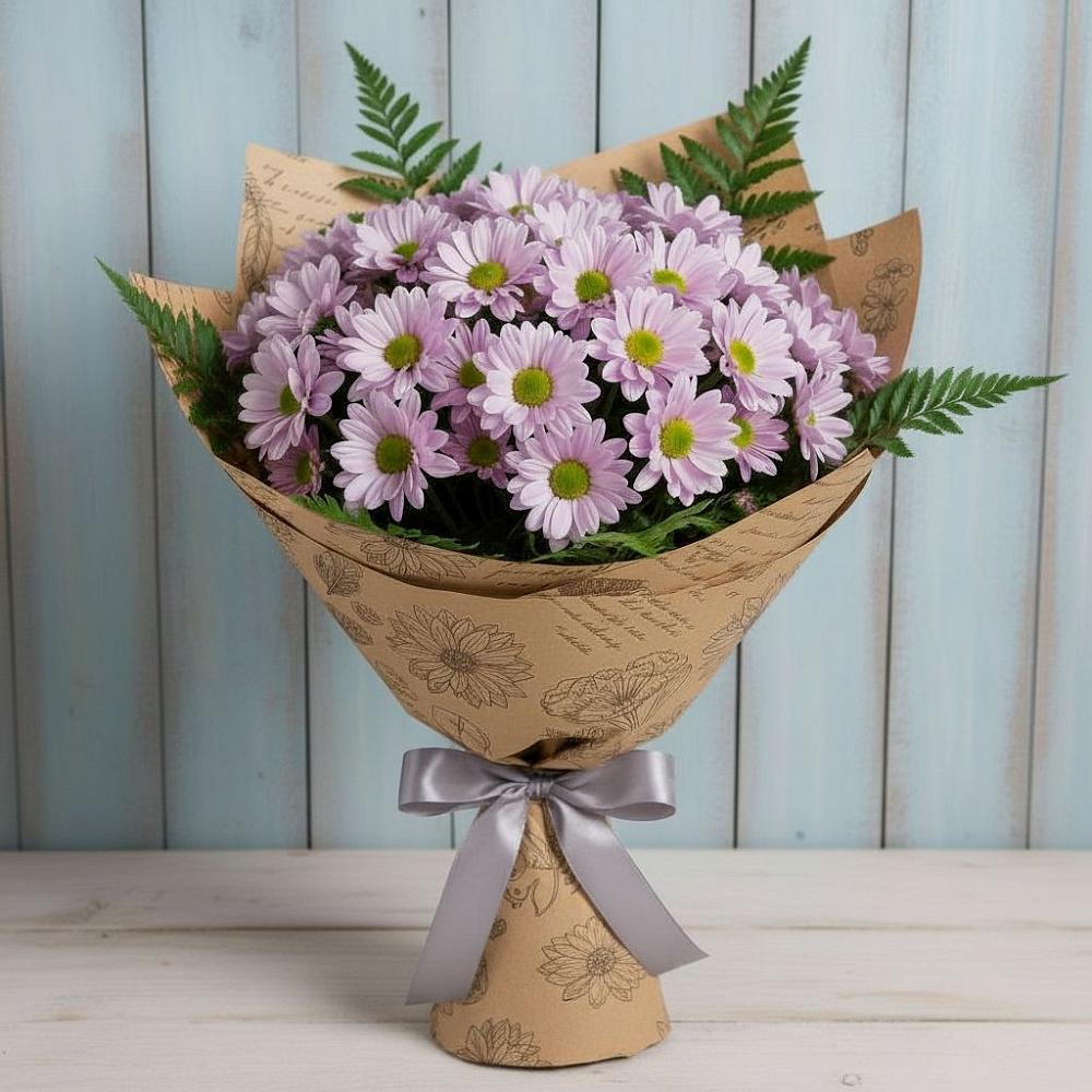 Букет цветов из: Хризантемы в Приморский