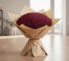 Букет 101 Красная роза в Приморский