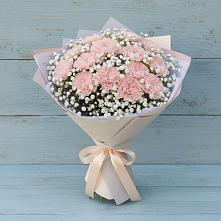 Букет цветов из:  Гвоздики в Приморский
