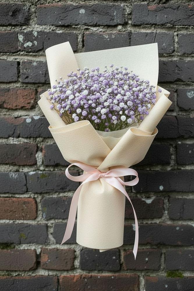 Букет цветов из: Гипсофила в Приморский