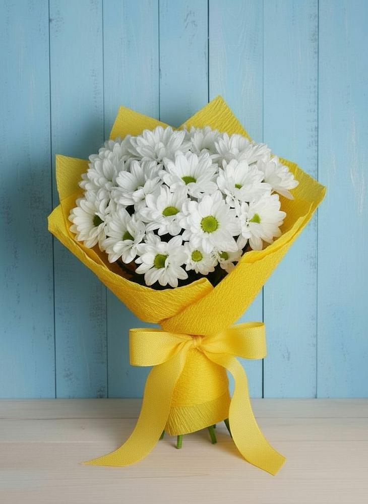 Букет цветов из: Хризантемы в Приморский