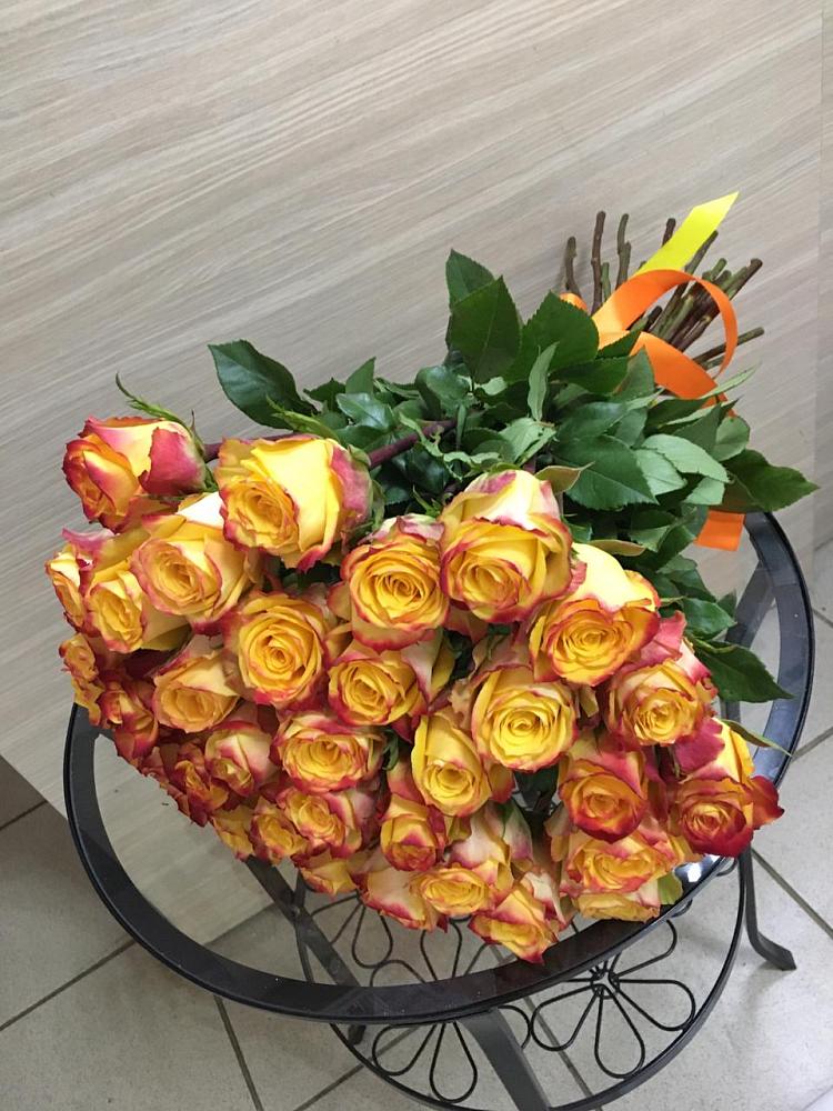 Букет Желтые розы в Приморский