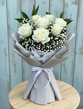 Букет цветов из:  Розы в Приморский