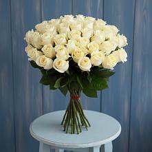 Букет 51 Белая роза Эдлесс Лав #REPLACE_PRED# Приморский