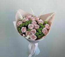 Букет цветов из:  Розы и Хризантемы #REPLACE_PRED# Приморский