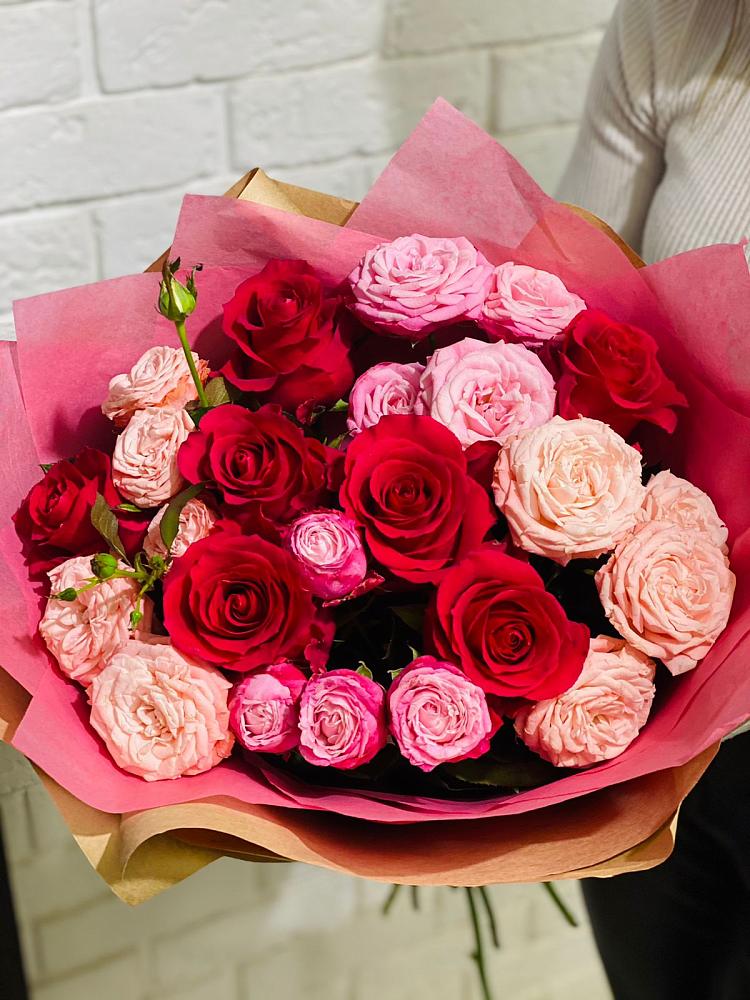 Букет цветов из: Розы в Приморский