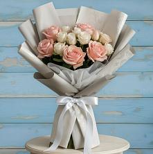 Букет цветов из:  Розы в Приморский