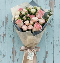 Букет цветов из:  Розы в Приморский