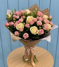 Букет цветов из:  Розы в Приморский