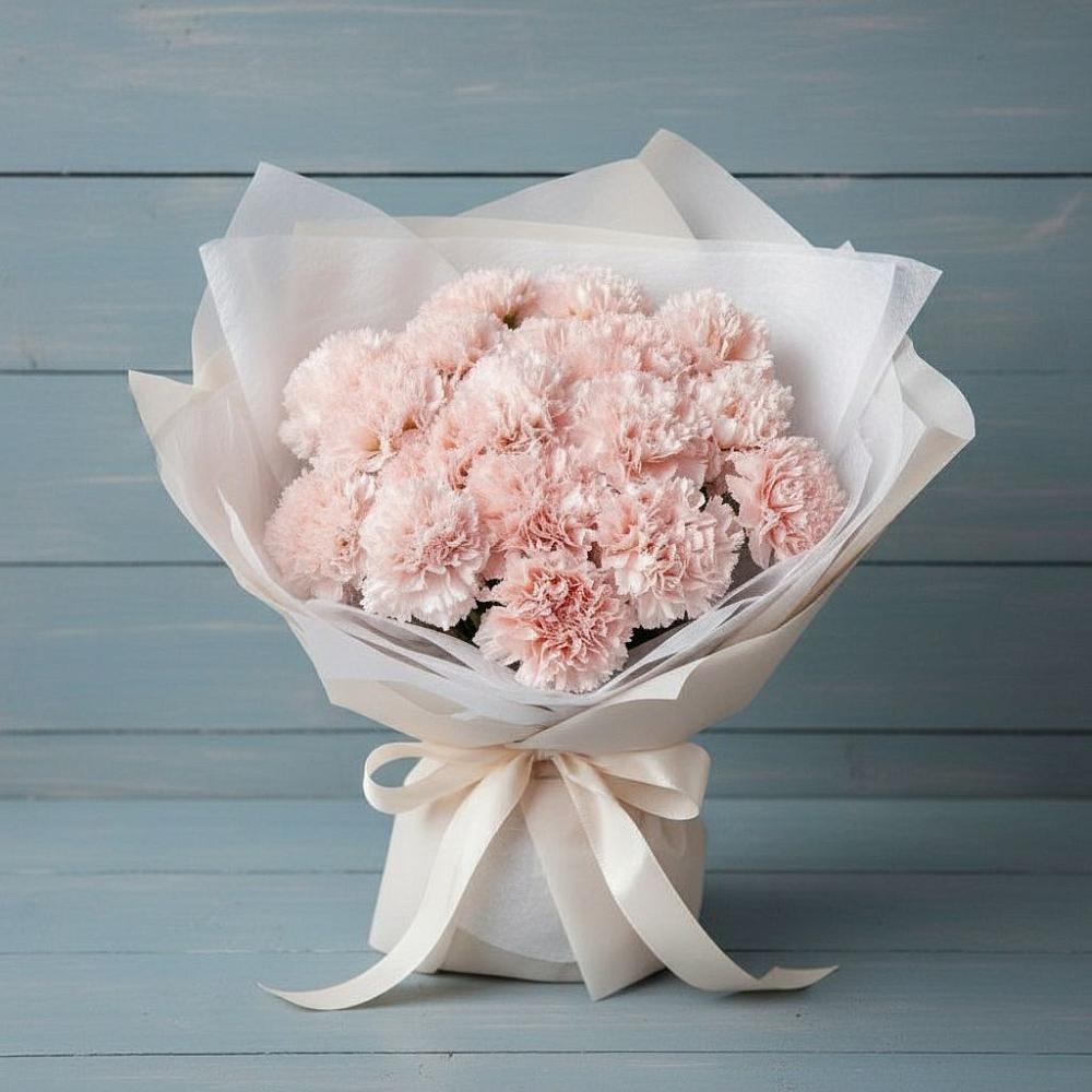 Букет цветов из: Гвоздики в Приморский