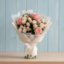 Букет цветов из:  Розы в Приморский