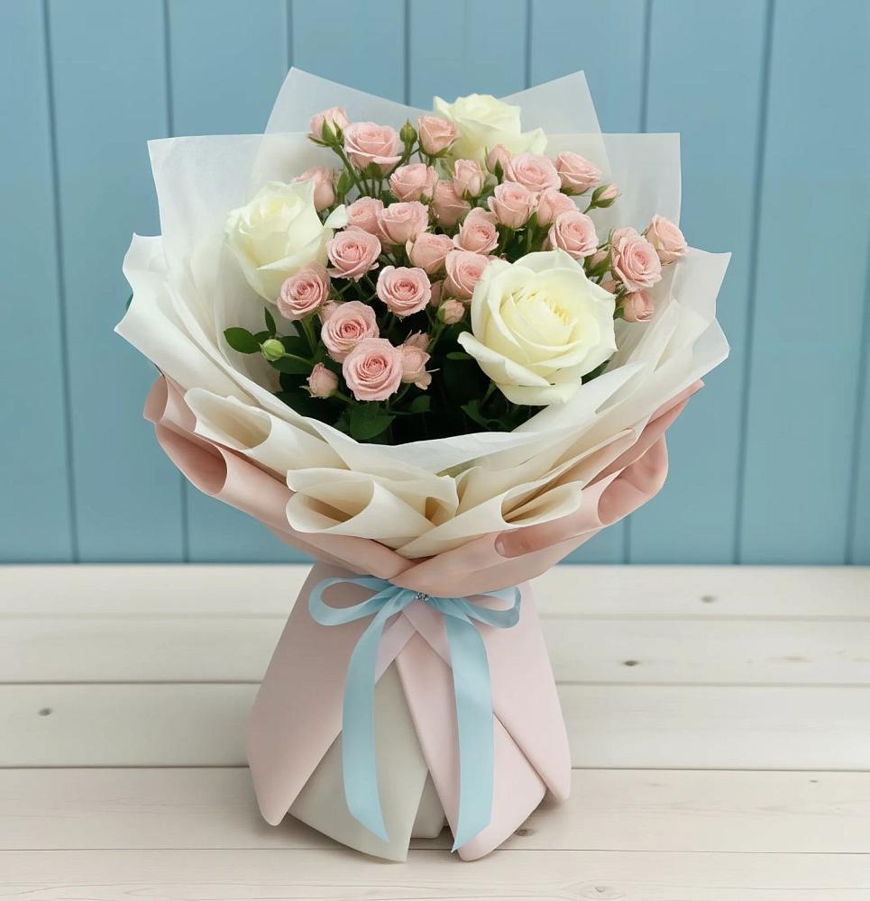 Букет цветов из: Розы в Приморский