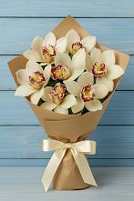 Букет цветов из:  Орхидеи и Розы в Приморский